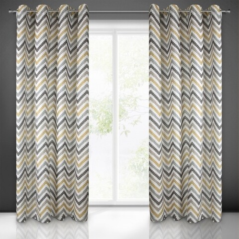 Draperie Eurofirany, Nastia, 140x250 cm, poliester, maro