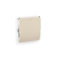Suport hartie igienica, Brabantia, Soft Beige, 13.2x1.7x12.3 cm, otel, bej