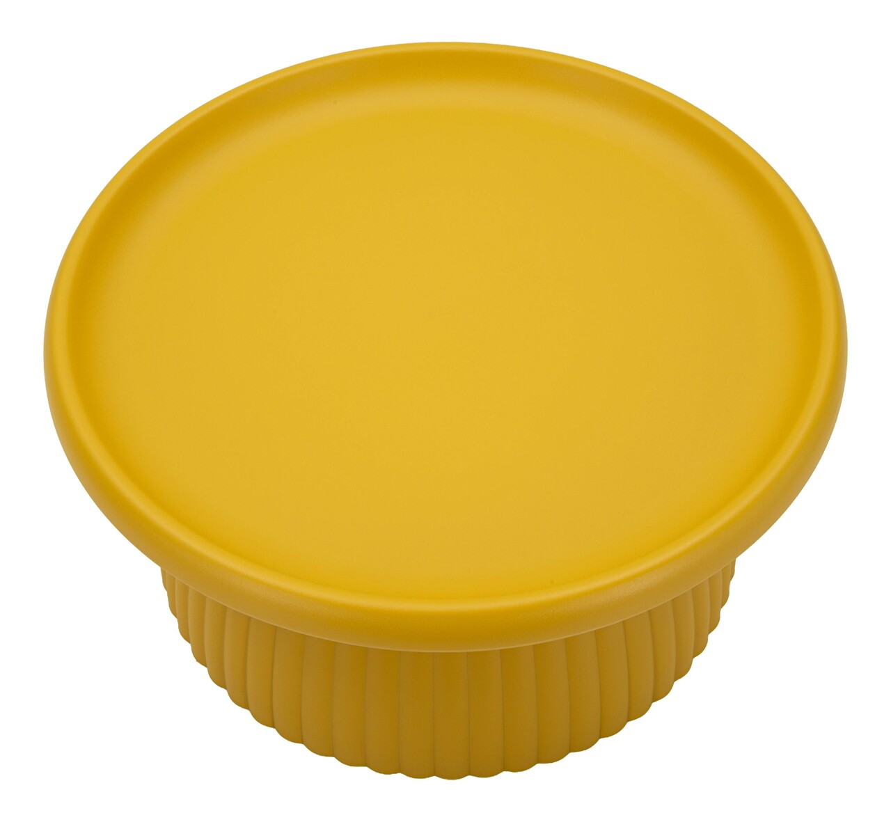 Masuta de cafea, Mauro Ferretti, Geax, 70x35 cm, utilizare interior / exterior,  plastic, mustar - view 6