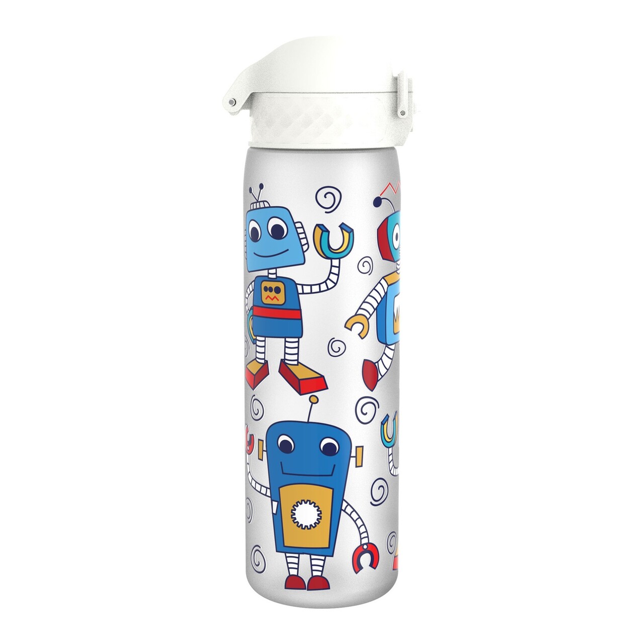Sticla apa pentru copii Slim, recyclon, 500ml, Robots - Ion8 - imagine 4