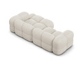 Coltar dreapta 3 locuri, Loretto, Cosmopolitan Design, 250x147x68 cm, tesatura structurata, bej