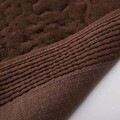 Set covorase de baie 2 piese, Alanur Home, COTTONKT000496, Bumbac, Maro inchis