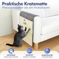 Ansamblu de joaca pisici Cat, Maximex, 45x128 cm, fibre naturale/poliester/polipropilena, antracit/bej