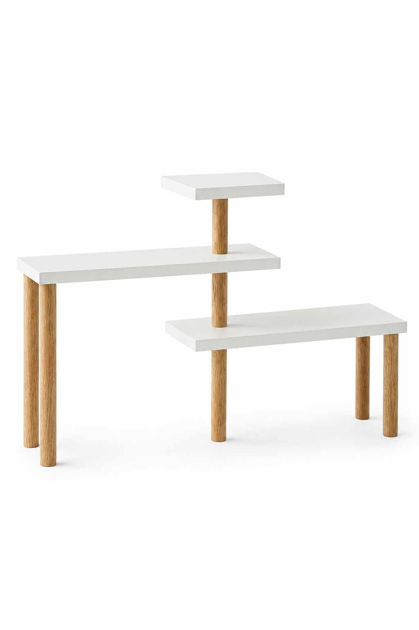 Raft de bucatarie, Hanah Home, Ck31C, 66x37x13.5 cm, PAL, Alb — imaginea 5