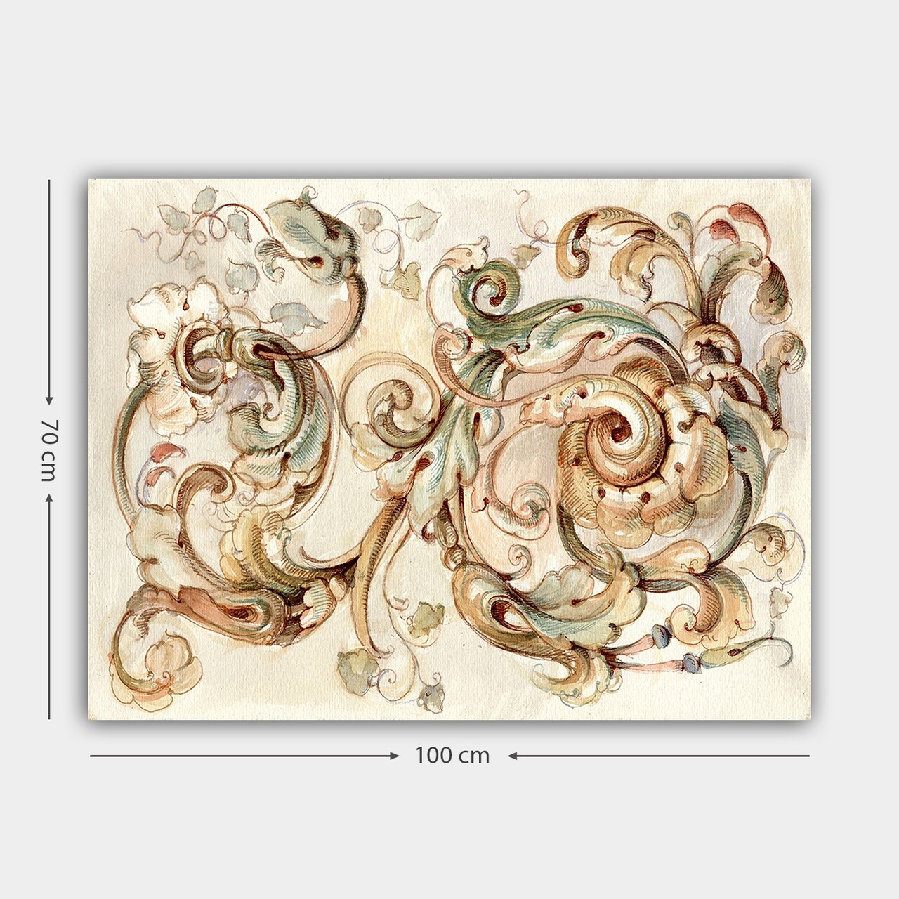 Tablou decorativ, 742445158_70100, Cadru: 100% LEMN (grosime: 3 cm), Multicolor - view 3