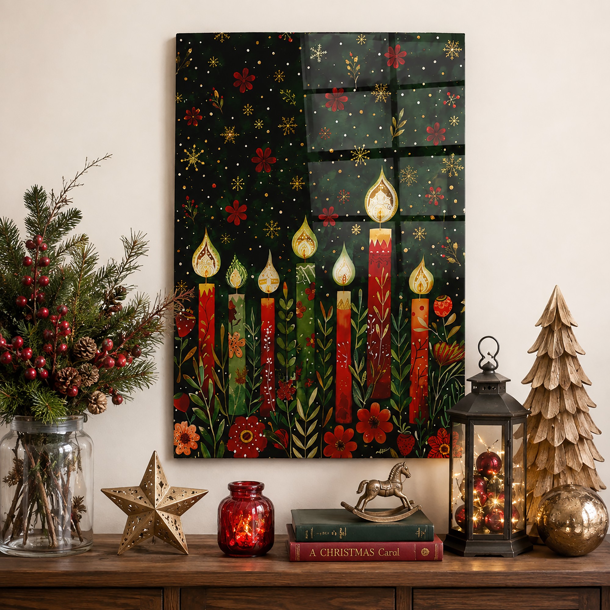 Tablou decorativ, CAM12357, 50 x 70 cm, Multicolor