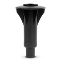 Suport fixare pentru uscator de rufe de gradina, Brabantia, Tube, 45mm, fixare in beton, polipropilena/otel, negru