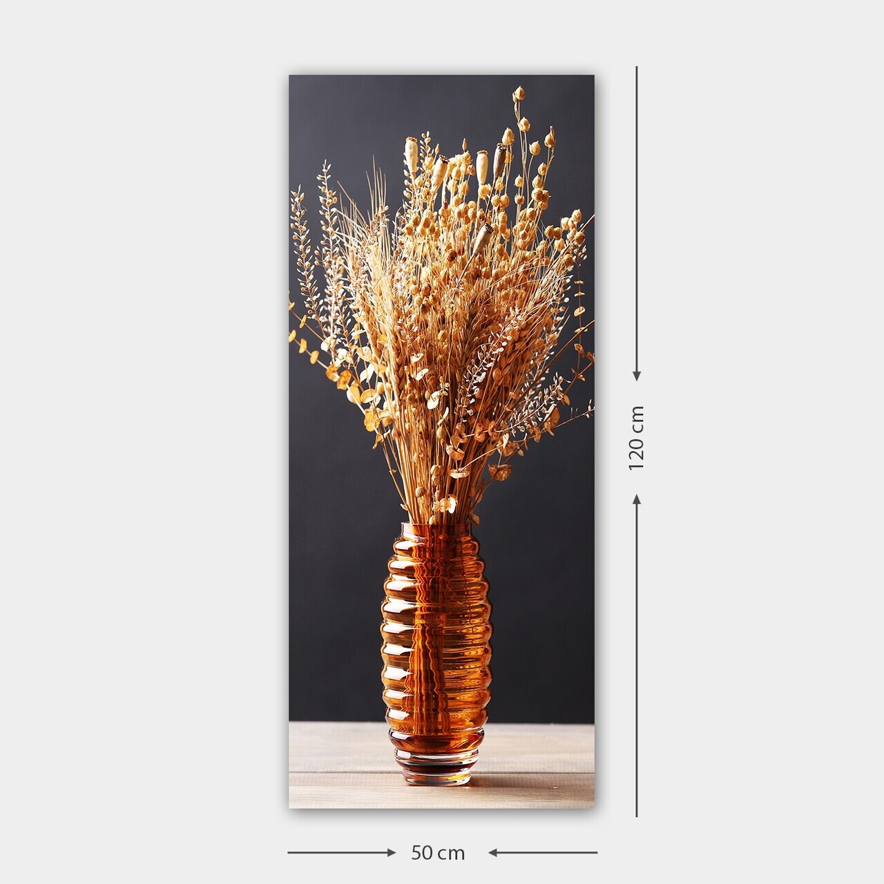 Tablou decorativ, DKY4248310130_50120, Canvas, Rama din lemn (grosime 3 cm), Multicolor — imaginea 3