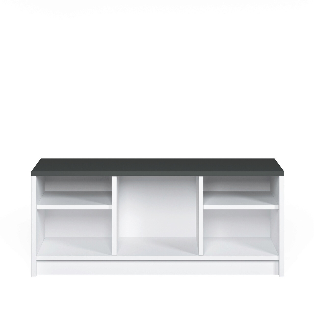 Pantofar, Olivia, London, 100x40x35 cm, PAL, Alb / Antracit - 2 | YEO