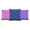 Set 3 perne decorative, AC-4529-4532-4530, 50% bumbac / 50% poliester, Multicolor