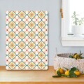 Tocător de sticlă, Hermia, 400FLR1205, Curățare ușoară, Multicolor