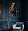 Tablou decorativ Andromeda -A, Mauro Ferretti, 60x90 cm, canvas/lemn de pin/plastic, multicolor