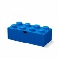 Cutie de depozitare LEGO, 1 sertar, polipropilena, albastru
