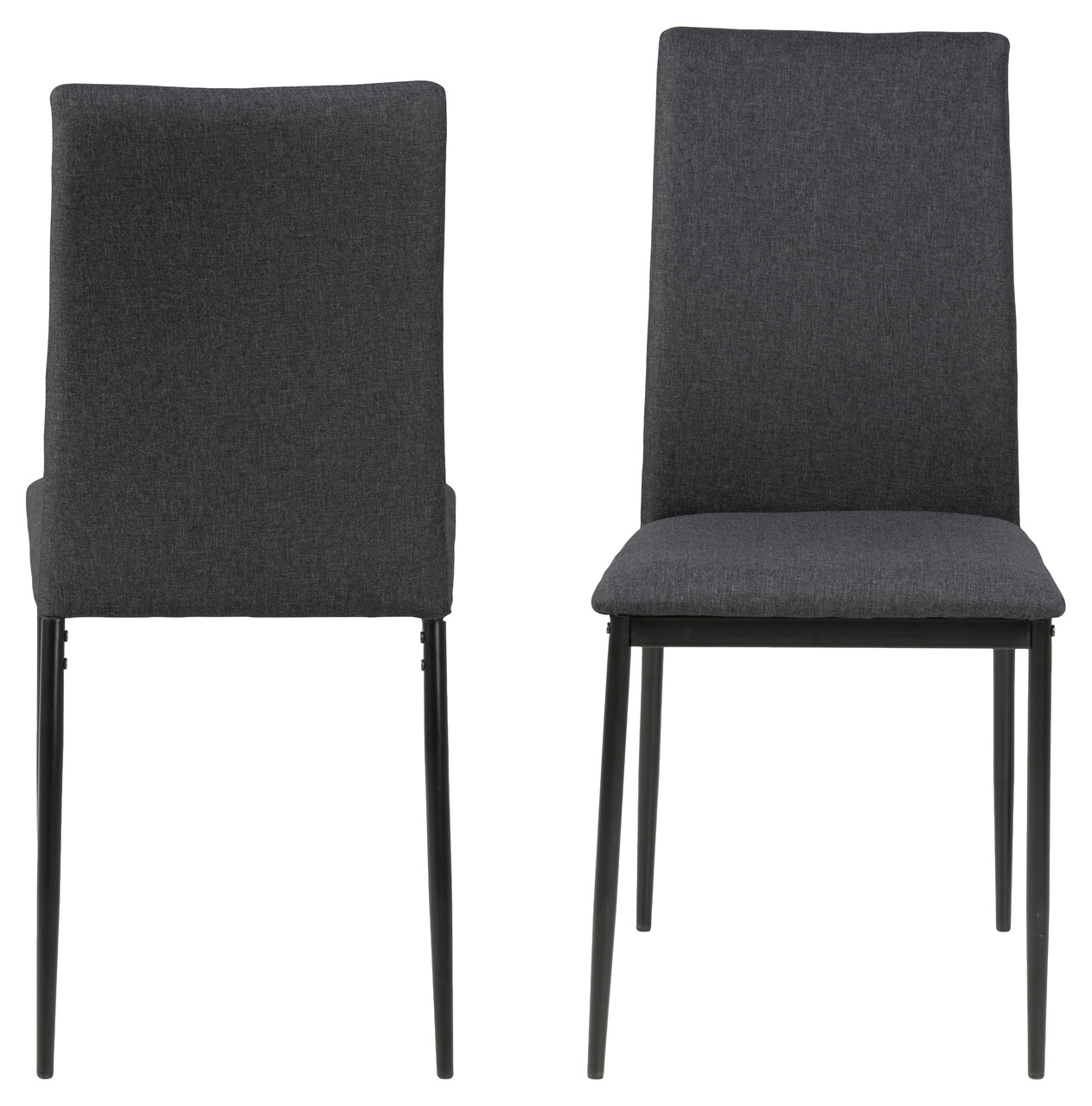 Scaun Demina, Actona, 43.5x53x92 cm, poliester/otel, gri - view 11