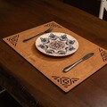 Set suporturi pentru farfurie, Payna, 790PYN1106, Lemn , Produs lucrat manual, Maro