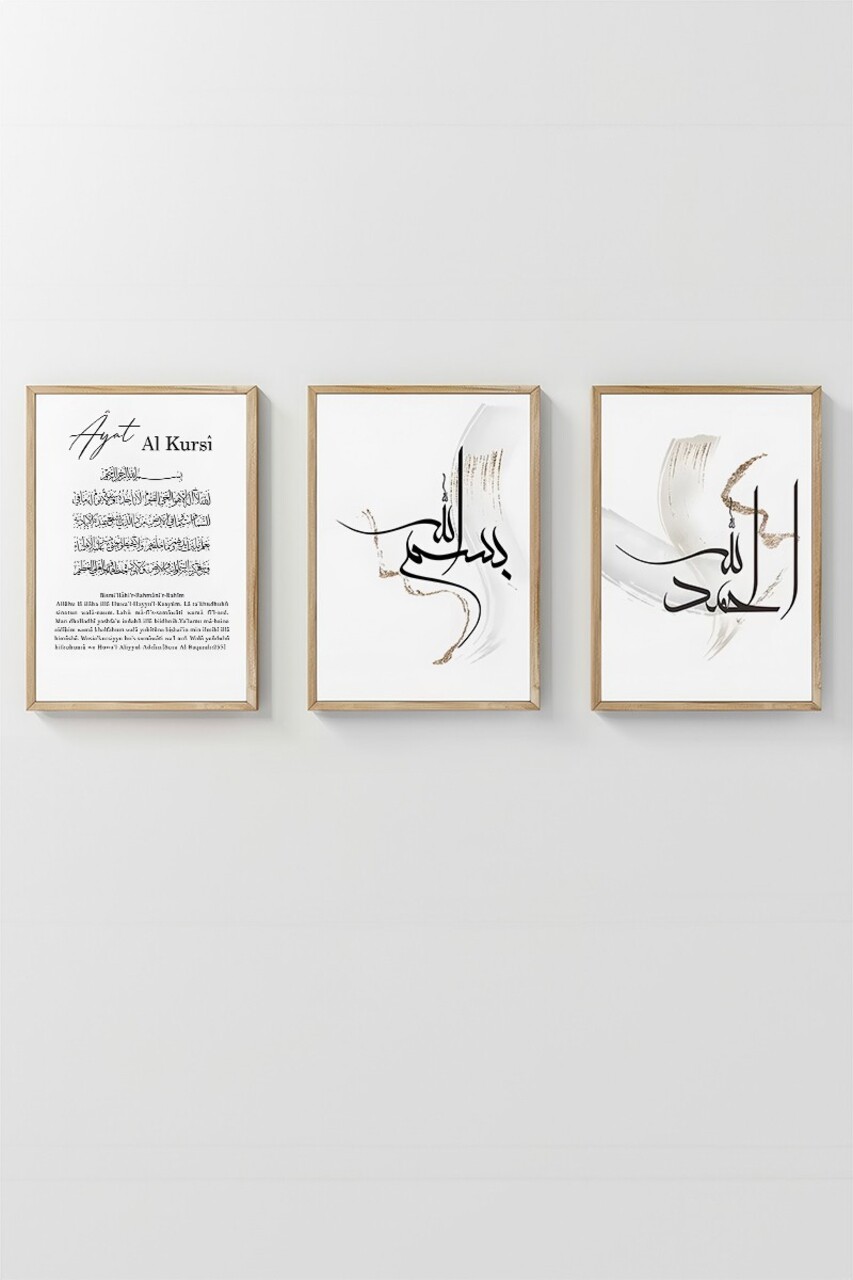 Set 3 tablouri decorative, Artsycllct3, MDF, Multicolor - view 2