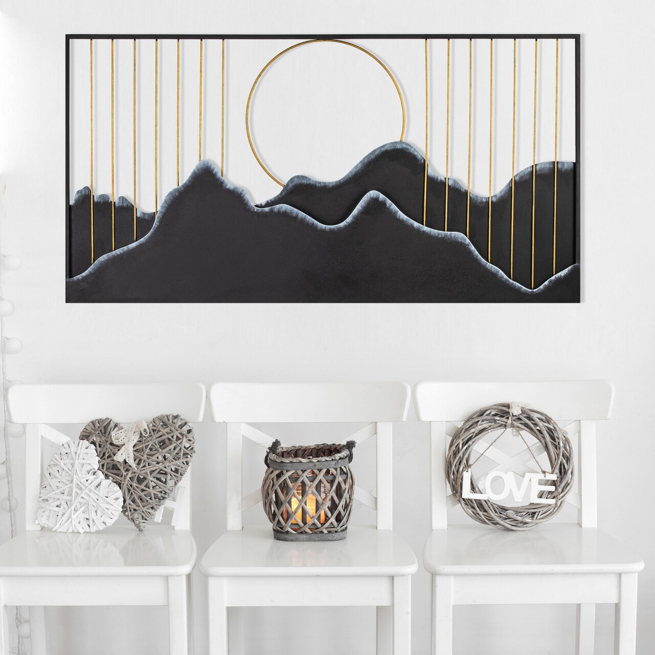 Decoratiune, Sagarmatha, Dimensiuni: 114 x 4 x 60 cm, Multicolor - view 4