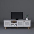 Comoda TV, Miwood, Bohemian 1600-144, Alb