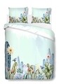 Lenjerie de pat dubla Cactus, Bedora, 4 piese, 200x220, 100% bumbac, multicolor
