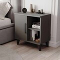 Noptiera, Hanah Home, Rose, 55.5x59.5x33 cm, Antracit