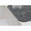 Scurgator vase, Brabantia, SinkSide, 32.5x43.8x0.9 cm, silicon, gri inchis