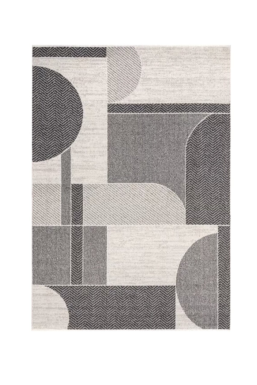 Covor, CLR-7199-MUTFAK-20, 80x300 cm, Poliester, Gri — imaginea 2