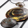 Decoratiune de perete, Textured, Metal, 90 x 32 x 4 cm, Multicolor