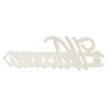 Decoratiune de perete Welcome, Creaciones Meng, 59x20 cm, metal