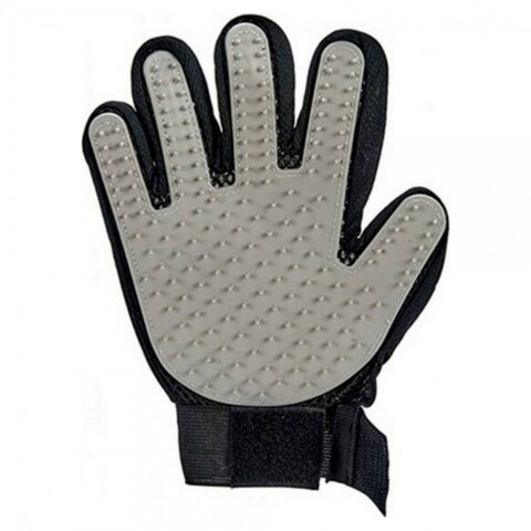 Perie tip manusa pentru animale de companie, mascow, 17 x 22 x 1.5 cm, plastic/textil, multicolor