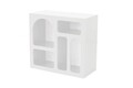 Consola, Glenevis, Lesa, 80x74x35 cm, PAL, Alb