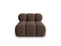 Modul pentru canapea, 1 loc, Bellis-51, Micadoni Home, 94x94x70 cm, catifea, maro inchis