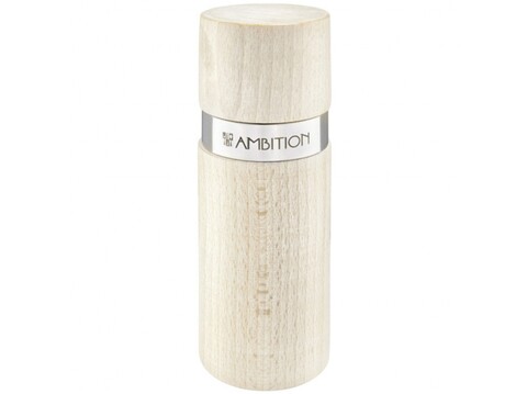 Rasnita piper / sare ring, ambition, 15 cm, lemn, bej