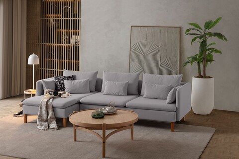 Coltar, Atelier del Sofa, 752EST1311, Frame: 70% HORNBEAM/30% MELAMINE COATED CHIPBOARD, Gri