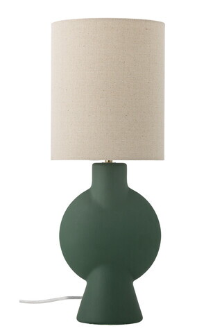Lampa de masa, Bloomingville, Sergio, 1 x E27, 21x55 cm, ceramica/in, verde