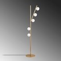 Lampadar, Domino - 11042, Fulgor, 31 x 52 x 167 cm, 5 x G9, 10W, auriu