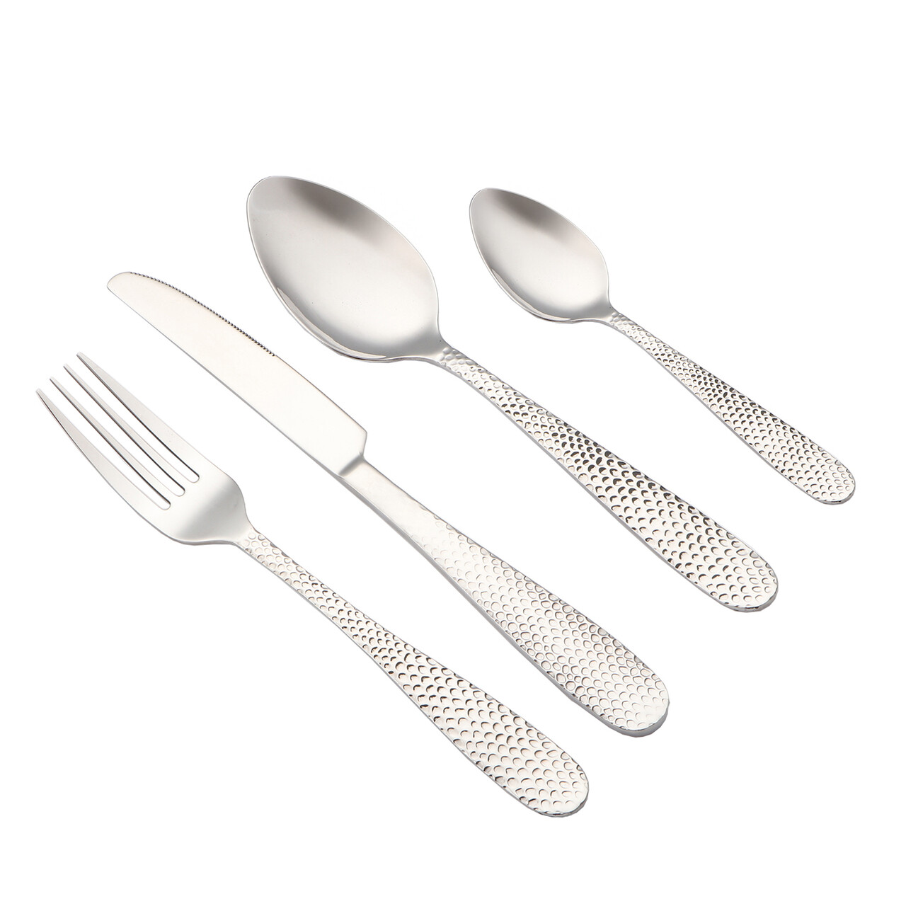 Set tacamuri 24 piese Pori, Ambition, inox, argintiu - imagine 5