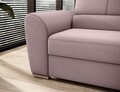 Coltar extensibil dreapta 3 locuri ELTAP, RT-101GO, Siber, 270x186x93 cm, lemn/poliester, roz deschis