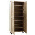Pantofar cu 4 usi Mantam, Pakoworld, 24 perechi pantofi, 78x40x170.5 cm, PAL melaminat, sonoma