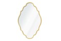 Oglinda decorativa, Lumisfera, Axis 30 x 47, 30x47 cm, Cadru MDF, Auriu
