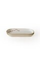 Set platouri servire, Hermia, 275KRM2650, Dimensiune: 26 x 12 cm (2 bucăți), Crem