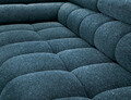 Coltar extensibil stanga 5 locuri ELTAP, LT-40AMO, Ferucce, 276x200x93 cm, lemn/poliester, albastru
