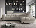 Coltar extensibil dreapta 5 locuri ELTAP, RT-20ROY, Ferucce, 276x200x93 cm, lemn/poliester, bej deschis
