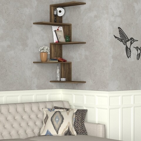 Raft pentru perete Caniko, Woody Fashion, 51.5x22x109 cm, maro 51.5x22x109
