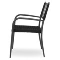 Scaun, Panza, L.56 l.62.5 H.87 cm, aluminiu, negru