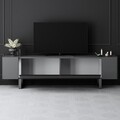 Comoda TV, Bexley, Yildiz, Antracit / Argintiu