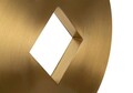 Lampadar Coin, Mauro Ferretti, Ø40 x 151 cm, 1 x E27, 40W, fier/textil, auriu/alb