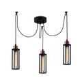 Lustra, Alby, 525NOR1465, Metal, Negru/Bronz