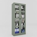 Dulap multifunctional, Miwood, Lucas Glass 1600-76, Verde