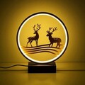 Lampa de masa, Shadow, 526SHD1136, Metal, Negru/Cupru