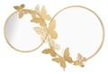 Oglinda de perete Farfalle Gold, Mauro Ferretti, 81x52.5 cm, fier, auriu